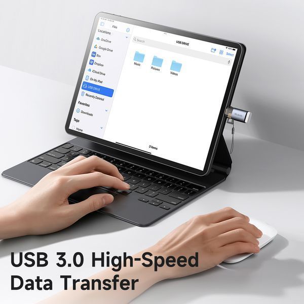 Адаптер Mcdodo OT-7600 2-в-1 USB-A to USB-C + Card Reader Чорний OT-7600 фото