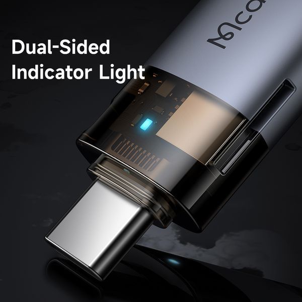 Адаптер Mcdodo OT-7600 2-в-1 USB-A to USB-C + Card Reader Чорний OT-7600 фото