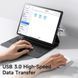 Адаптер Mcdodo OT-7600 2-в-1 USB-A to USB-C + Card Reader Чорний OT-7600 фото 3
