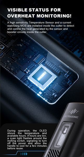 Ультразвуковий ніж та полірувальник 2-в-1 Jakemy JM-Y10 Pro JM-Y10 Pro фото