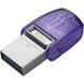USB-флеш накопичувач Kingston DataTraveler microDuo 3C 64GB USB 3.0 + Type-C (DTDUO3CG3/64GB) DTDUO3CG3/64GB фото 2