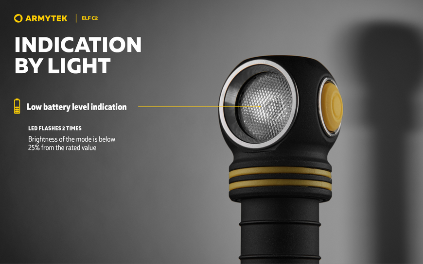 Ліхтар Armytek ELF C2 Type-C Warm (F05103W) F05103W фото