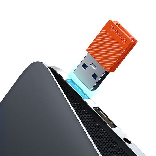 Адаптер Mcdodo OT-6550 USB-C to USB-A 3.0 Помаранчевий OT-6550 фото
