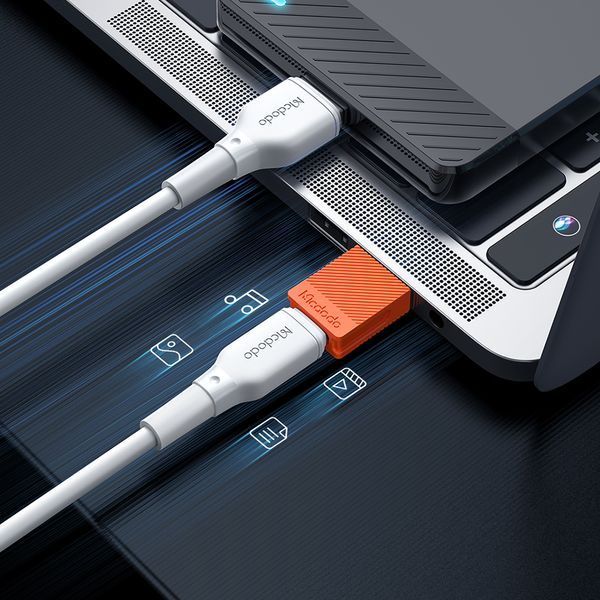 Адаптер Mcdodo OT-6550 USB-C to USB-A 3.0 Помаранчевий OT-6550 фото