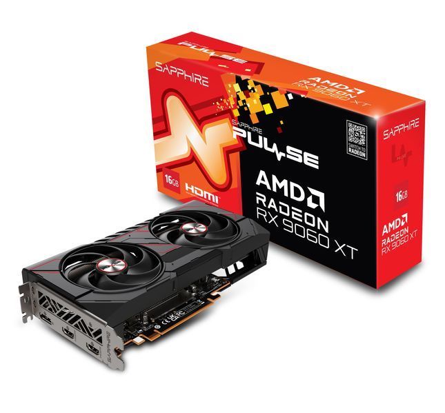 Відеокарта SAPPHIRE PULSE Radeon RX 9060 XT OC 16GB GDDR6 (11350-03-20G) 11350-03-20G фото