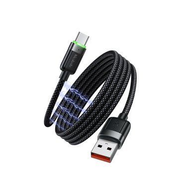 Кабель Mcdodo CA-5650 USB to USB-C Magnetic 6А 1.2м Чорний CA-5650 фото