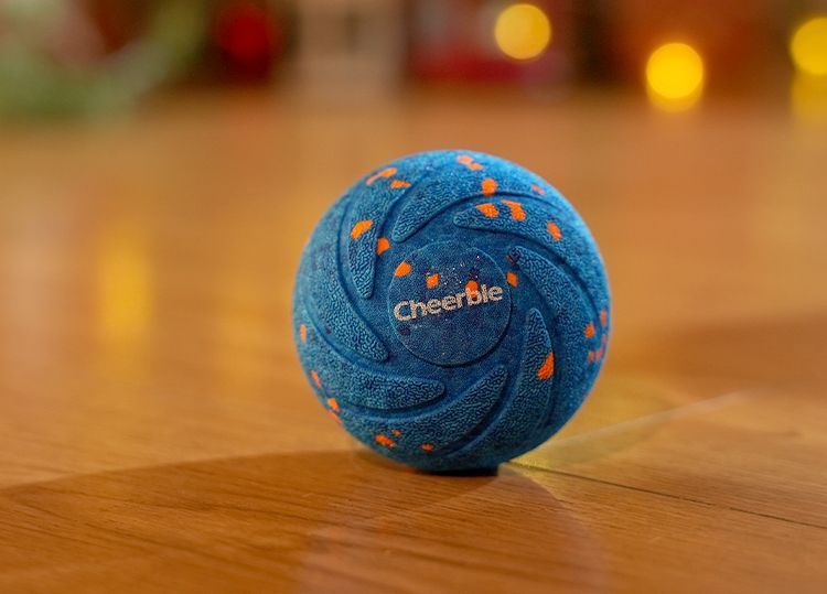 Інтерактивний м'яч для собак Cheerble Wicked Ball Air (CWQ01), блакитний CWQ01B фото
